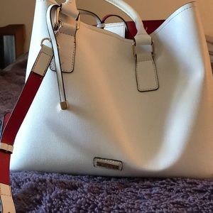 White gently used bag